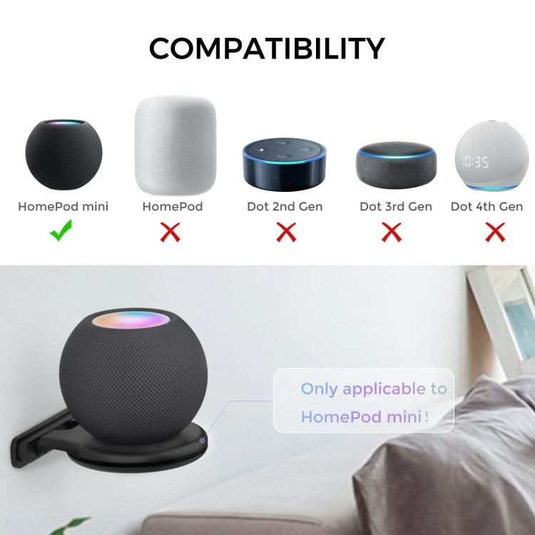 For Apple HomePod Mini AhaStyle PT149 Smart Speaker Stand