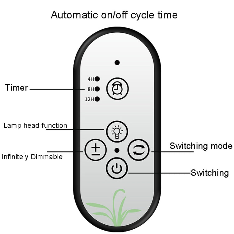 LED Plant Growth Light USB Remote Control Timing Fill Light My Store