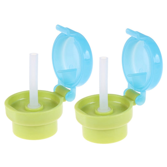 2pcs CJ07205 Baby Straw Lids Portable Drinking Straw Lids for Children