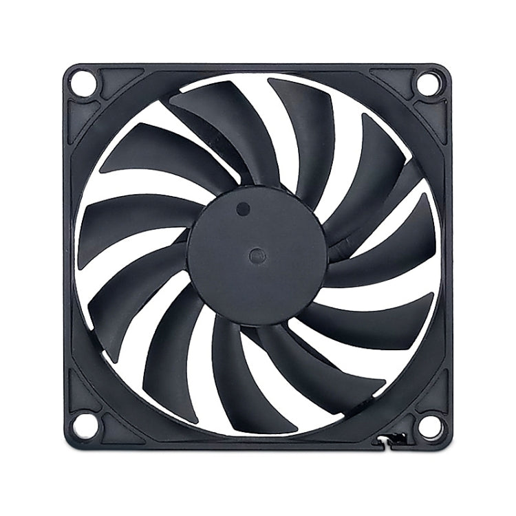 FANNER Ice Soul F8010 Ultra Thin Chassis Fan 4pin PWM Intelligent Speed Adjustment Quiet Cooling Heat Dissipation My Store