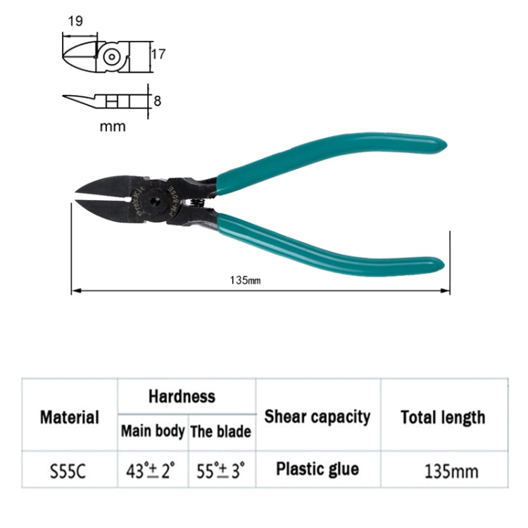 ProsKit PM-805E Thin Knife Water Nose Pliers 5 Inch Angled Nose Pliers My Store