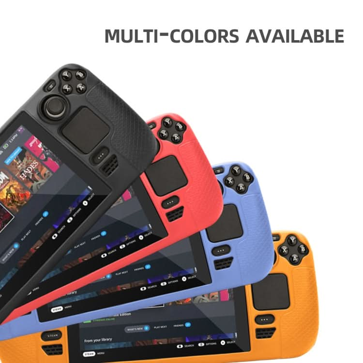 For Steam Deck Hifylux ST-PF14 Game Console Silicone Case Anti-scratch Non-slip Handheld Case Lanyard Reluova