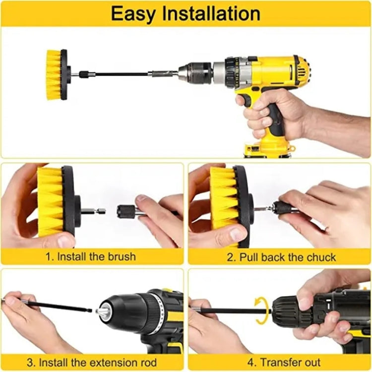 WRS-DS19 9 in 1 Electric Drill Crevice Cleaning Brushes Car Wash Tools Set ÎҵÄÉ̵ê