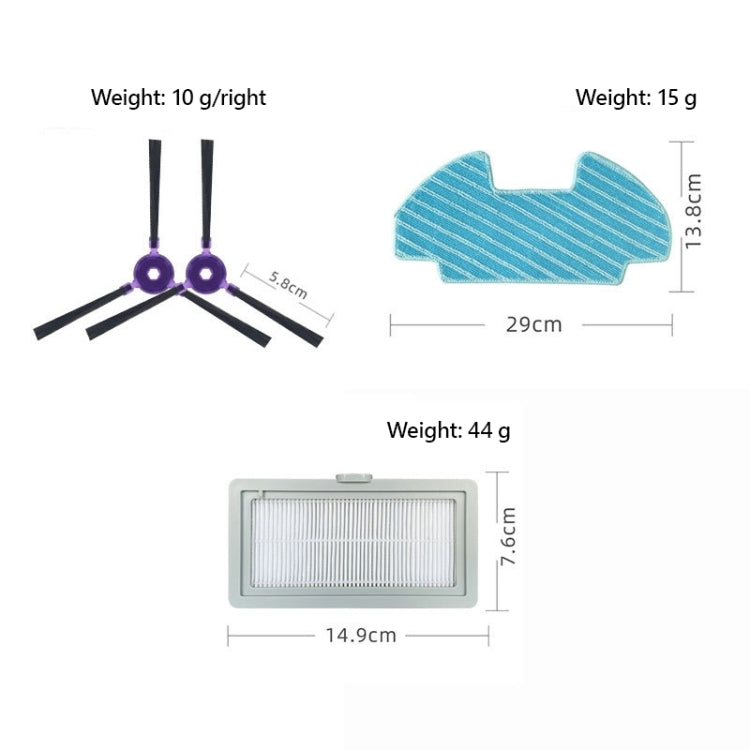 For Midea i5 Young i9 EYE Vacuum Cleaner Accessories Reluova