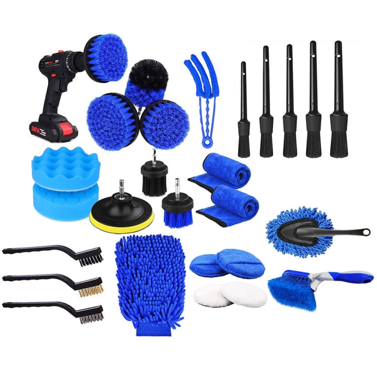 WRS-CS29 Car Wash Cleaning Brush Set Car Interior Crevice Cleaning Electric Drill Brush ÎҵÄÉ̵ê