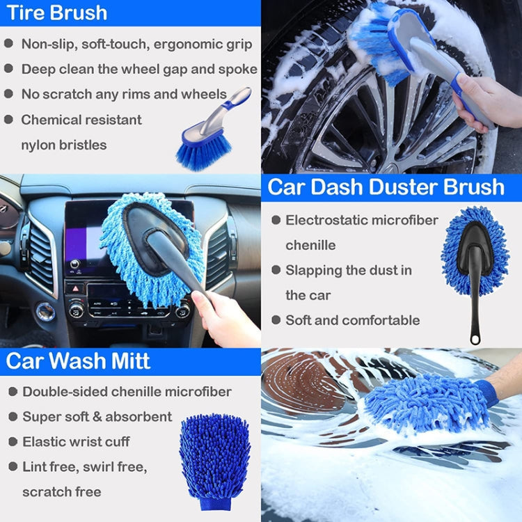 WRS-CS29 Car Wash Cleaning Brush Set Car Interior Crevice Cleaning Electric Drill Brush