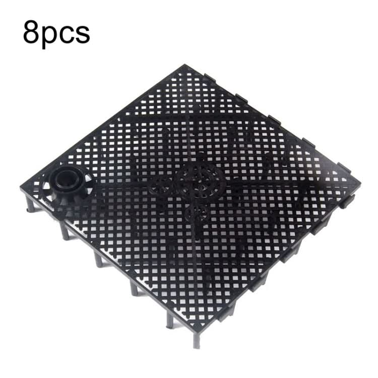 8pcs Fish Tank Bottom Filter Board Sand Mat(Black Socket)-Reluova