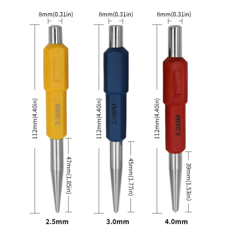 High Hardness Cylindrical Center Punch Drilling Positioning Tools