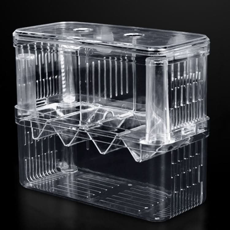 Peacock Fish Double Layer Transparent Breeding Isolation Box Aquarium Breeding Box - Reluova