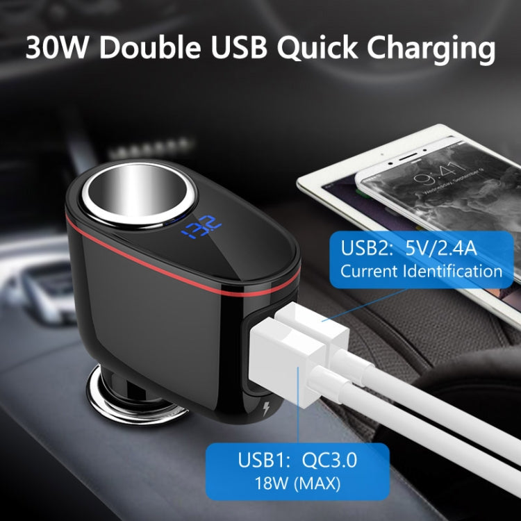 Multifunctional Car Cigarette Lighter 100W One for Two High Power Charger ÎҵÄÉ̵ê