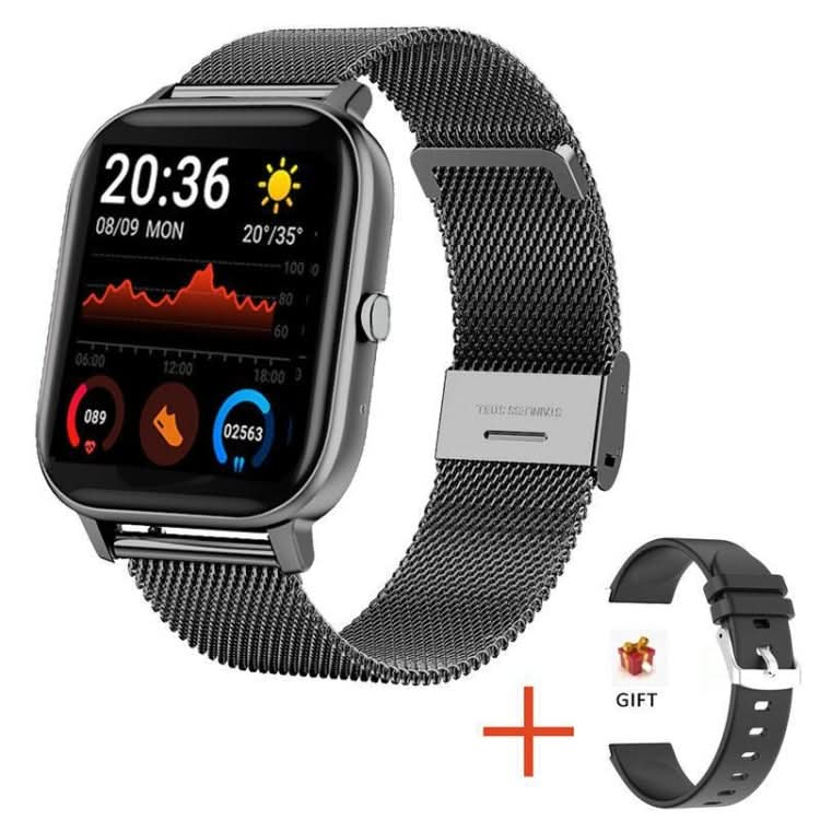 H10 1.69 inch Screen Bluetooth Call Smart Watch, Support Heart Rate/Blood Pressure/Sleep Monitoring