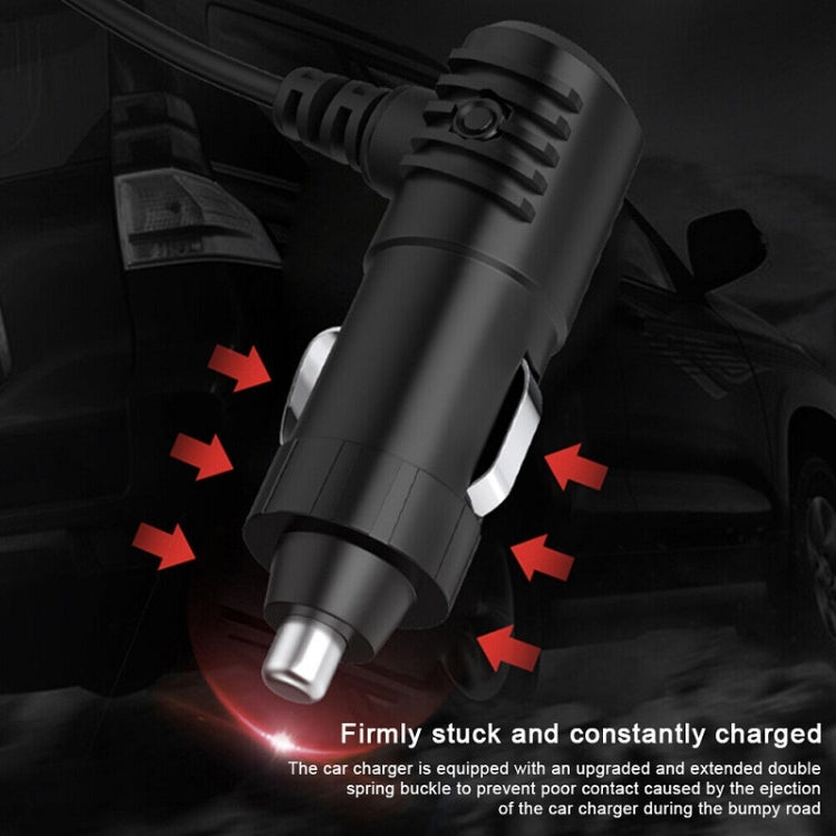 Multifunctional USB Car Cigarette Lighter Digital Display Charger