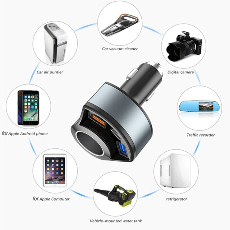 5V3A Cigarette Lighter PD Super Fast Charging Multifunctional Car Charger