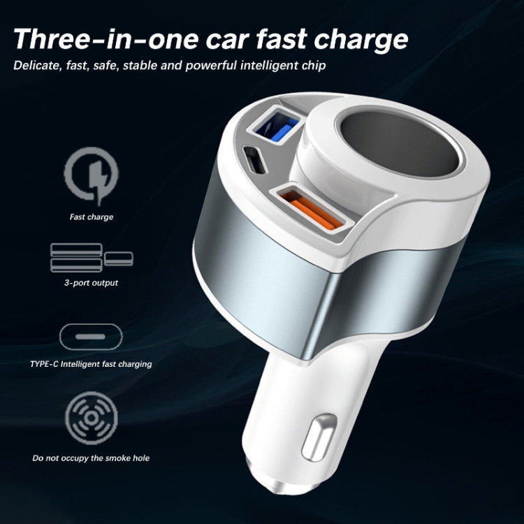 5V3A Cigarette Lighter PD Super Fast Charging Multifunctional Car Charger