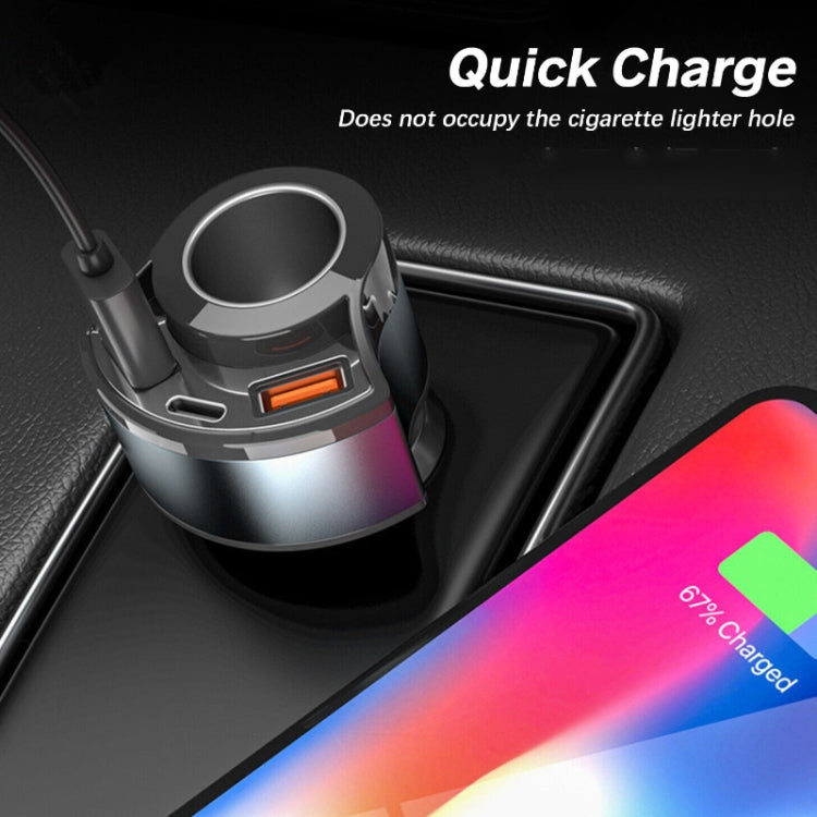 5V3A Cigarette Lighter PD Super Fast Charging Multifunctional Car Charger