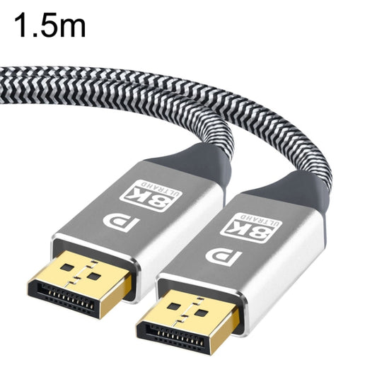 1.4 Version DP Cable Gold-Plated Interface 8K High-Definition Display Computer Cable 30AWG OD:6.3MM With Nylon Mesh