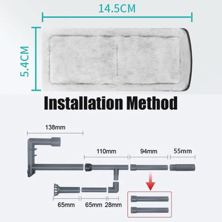 Small Aquarium External Waterfall Filter, CN Plug - Reluova