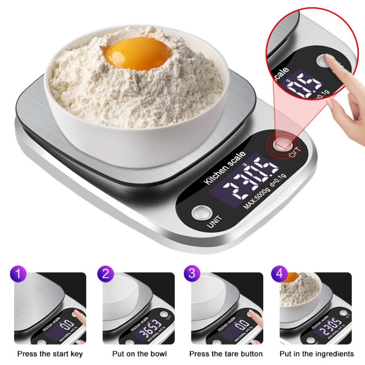 Small Multifunctional Kitchen High Precision Electronic Scale LCD Digital Display Food Scale My Store