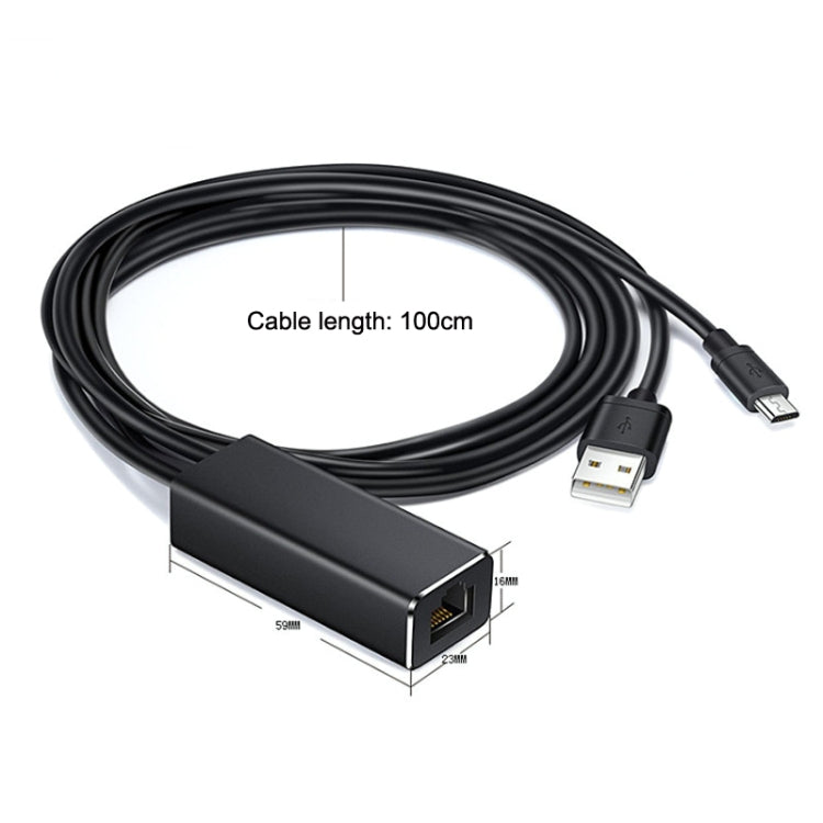 RJ45 Micro USB to 100M Ethernet Adapter Steady Watch Video My Store