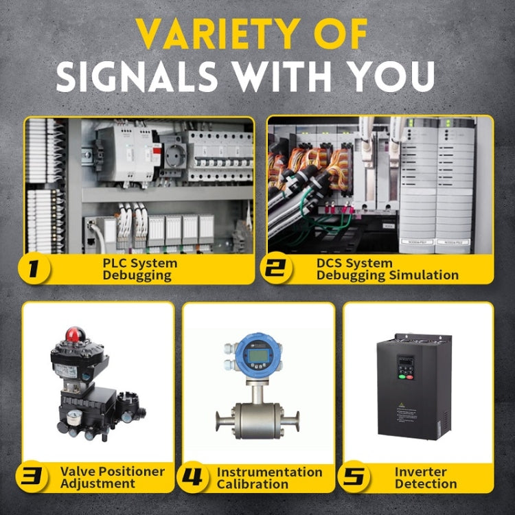 FNIRSI 4-20mA Multi-Function Signal Generator Current Pressure Thermal Resistance Calibrator