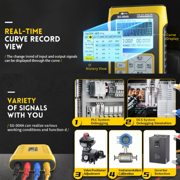 FNIRSI 4-20mA Multi-Function Signal Generator Current Pressure Thermal Resistance Calibrator