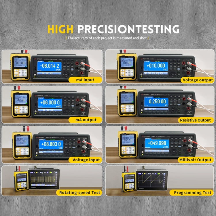 FNIRSI 4-20mA Multi-Function Signal Generator Current Pressure Thermal Resistance Calibrator