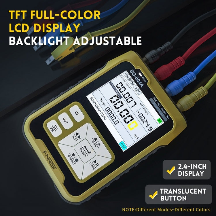 FNIRSI 4-20mA Multi-Function Signal Generator Current Pressure Thermal Resistance Calibrator