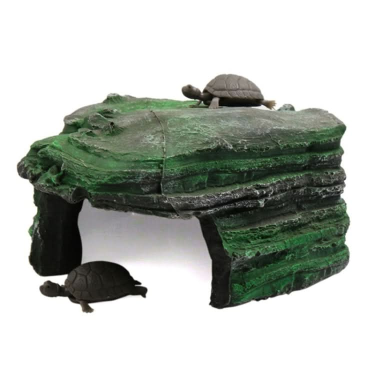 Resin Turtle Sunbed Climbing Table Stump Hideaway House Sunback Table - Reluova