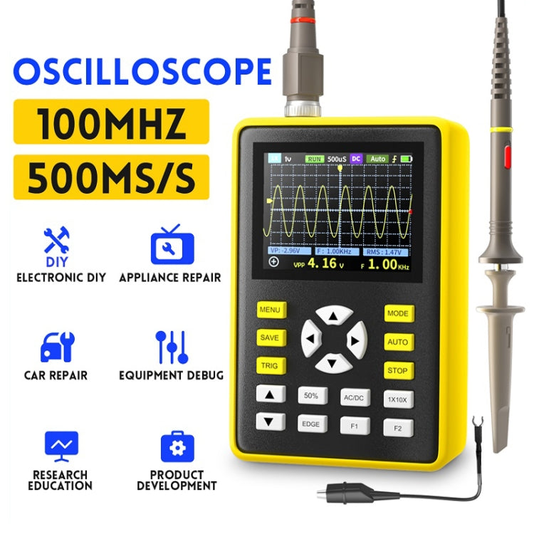 FNIRSI 2.4 Inch IPS Screen 100MHz Digital Oscilloscope