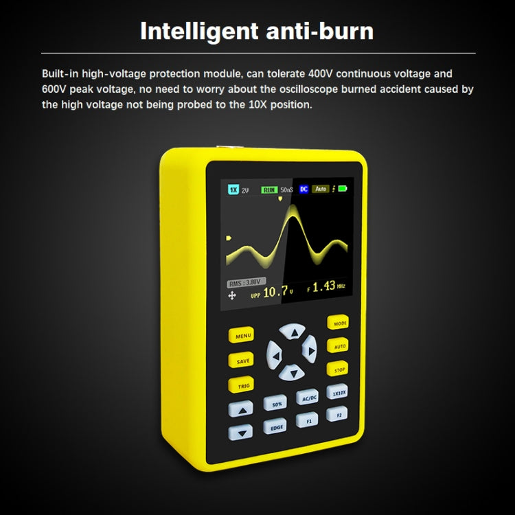 FNIRSI 2.4 Inch IPS Screen 100MHz Digital Oscilloscope Reluova