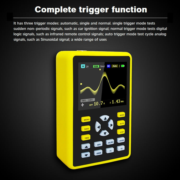 FNIRSI 2.4 Inch IPS Screen 100MHz Digital Oscilloscope Reluova