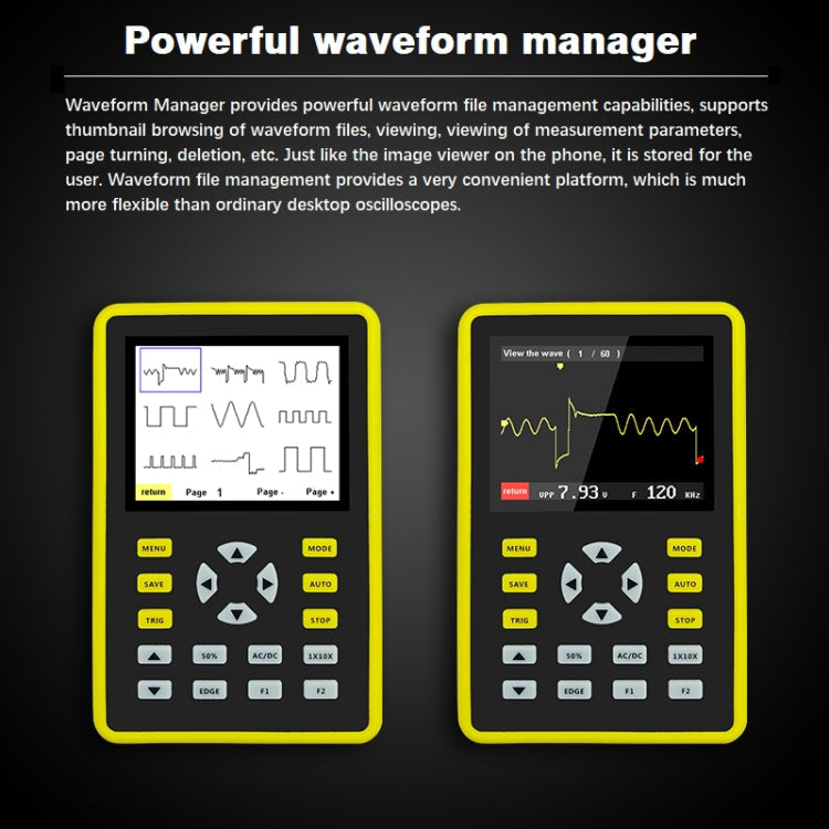 FNIRSI 2.4 Inch IPS Screen 100MHz Digital Oscilloscope