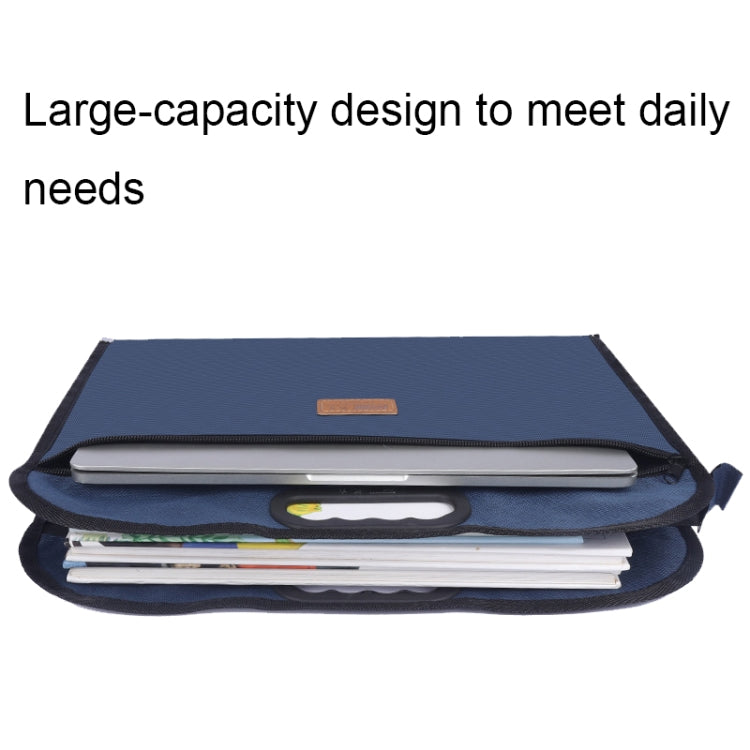 Multifunctional Business Portable Briefcase Large-capacity Oxford Cloth File Bag My Store