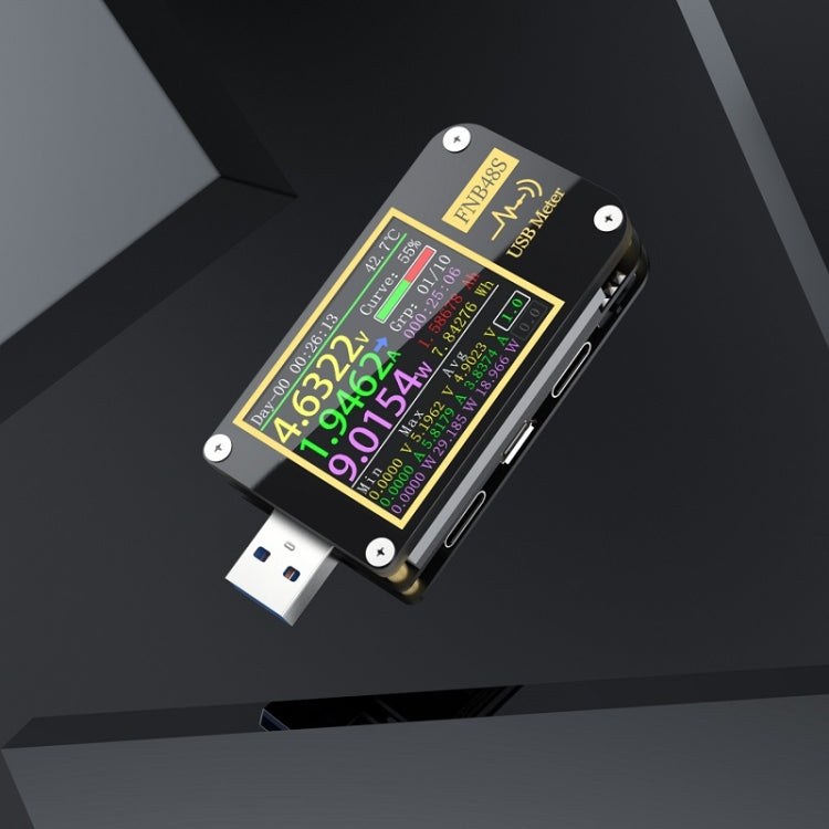 FNIRSI FNB48S USB Voltage Ammeter Multifunctional Fast Charge Tester Reluova