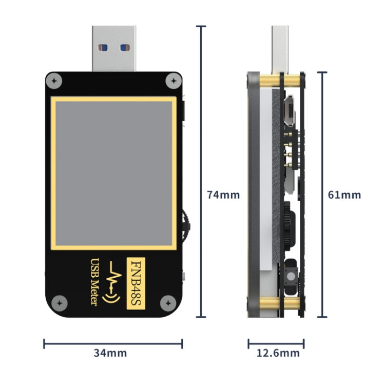 FNIRSI FNB48S USB Voltage Ammeter Multifunctional Fast Charge Tester