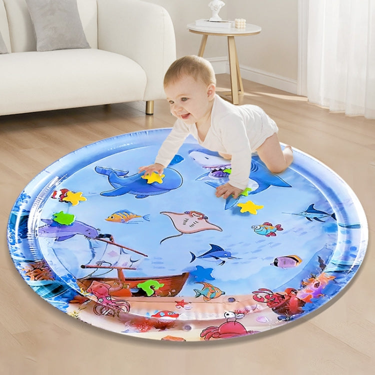 93cm Baby Kids Water Play Mat Inflatable PVC Shark Water Pad