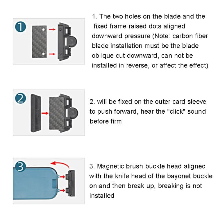 8426 Ordinary+Carbon Blade Fish Tank Magnetic Brush Aquarium Glass Moss Removal Cleaning Brush-Reluova