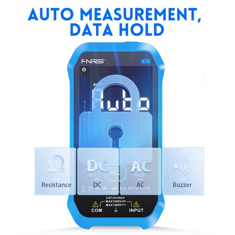 FNIRSI S1 Digital High Precision Fully Automatic Digital Multimeter Reluova