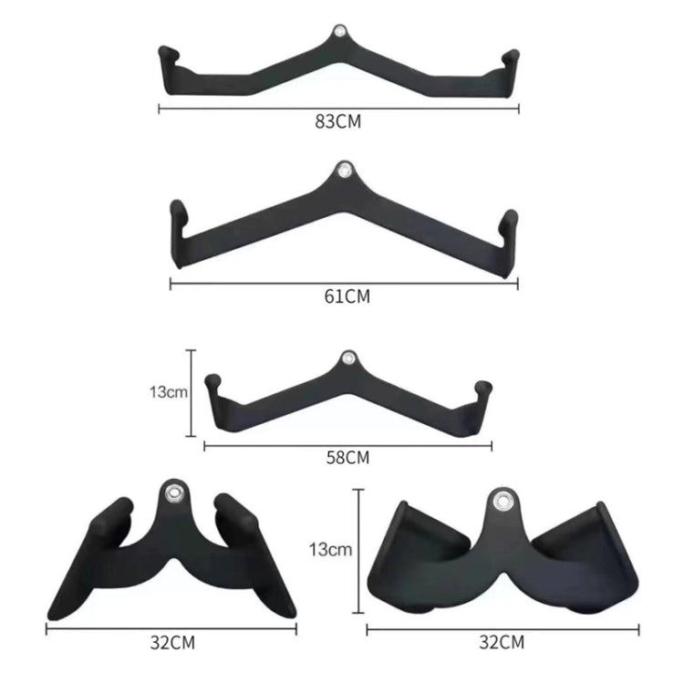 V-shaped Handles Attachments for Pulley and Lat Pulldown Machines