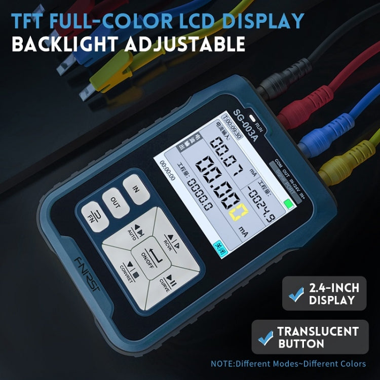 FNIRSI SG-003 Multifunctional PWM Signal Generator 4-20ma Voltage Current Calibrator, EU Plug