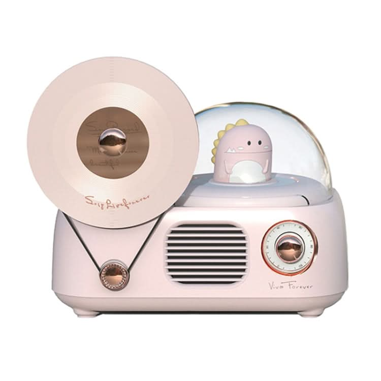 Y02 Retro Vinyl Record Player Wireless Bluetooth Speaker Ambient Light Aromatherapy Bluetooth Audio