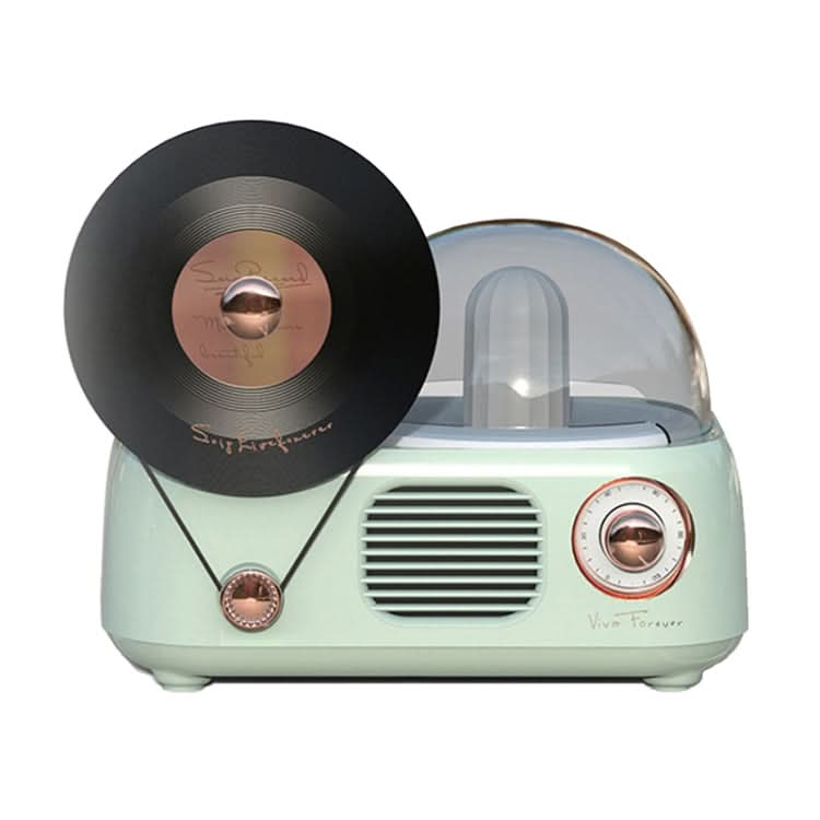 Y02 Retro Vinyl Record Player Wireless Bluetooth Speaker Ambient Light Aromatherapy Bluetooth Audio