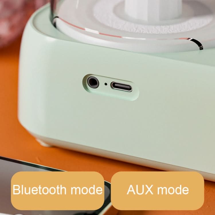 Y02 Retro Vinyl Record Player Wireless Bluetooth Speaker Ambient Light Aromatherapy Bluetooth Audio