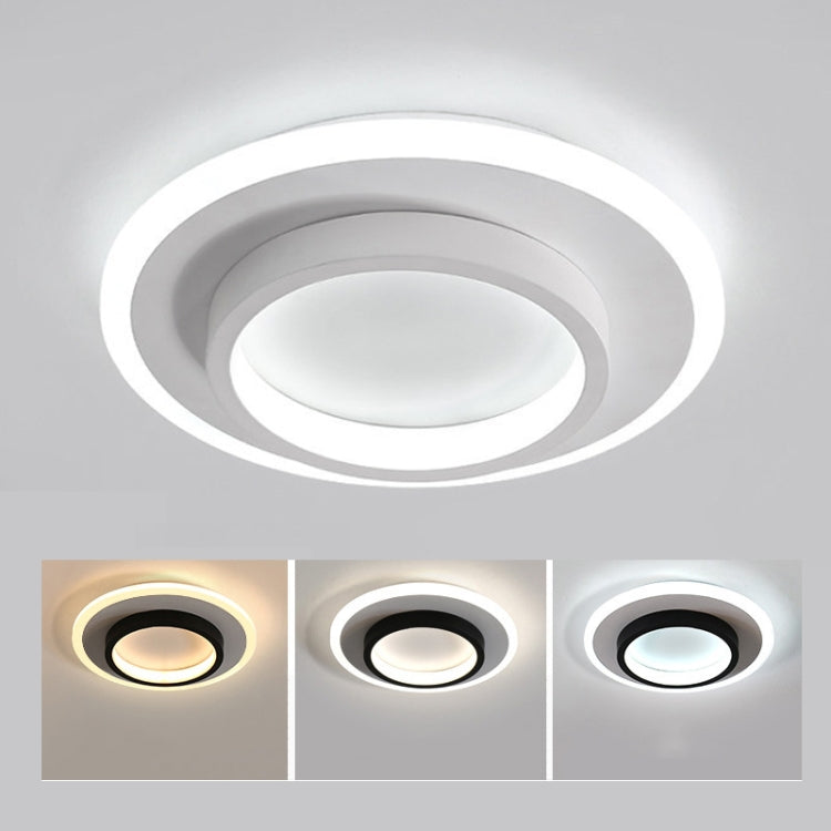 20W 3-color Dimming Aisle Light LED Entrance Corridor Cloakroom Ceiling Light-Reluova