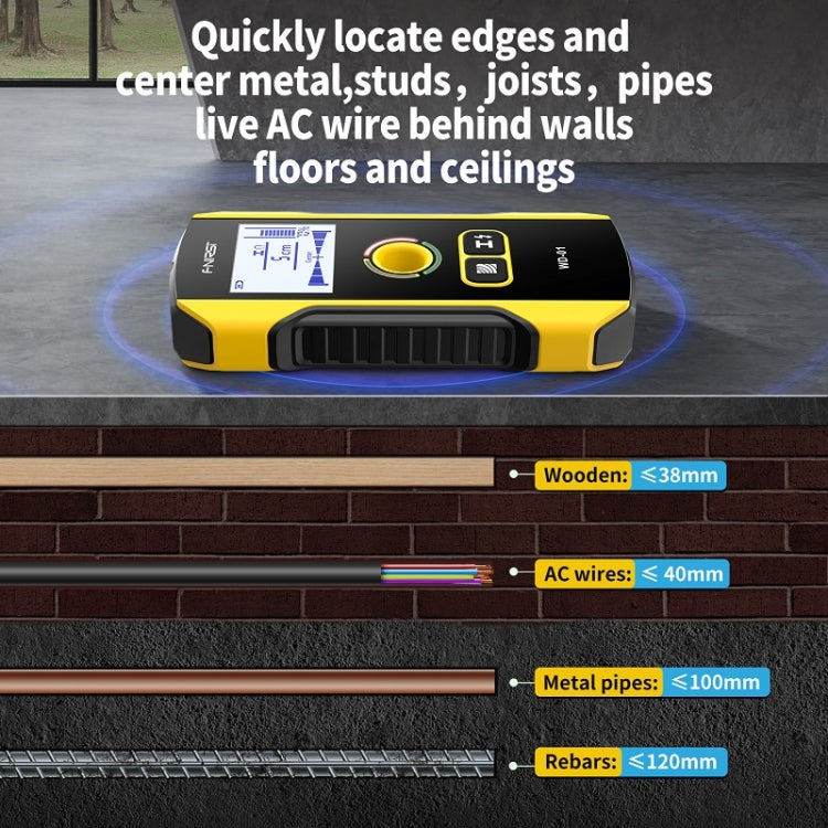 FNIRSI WD-01 Multifunctional Load-Bearing Wall Wire Metal Detector Dark Line Scanner