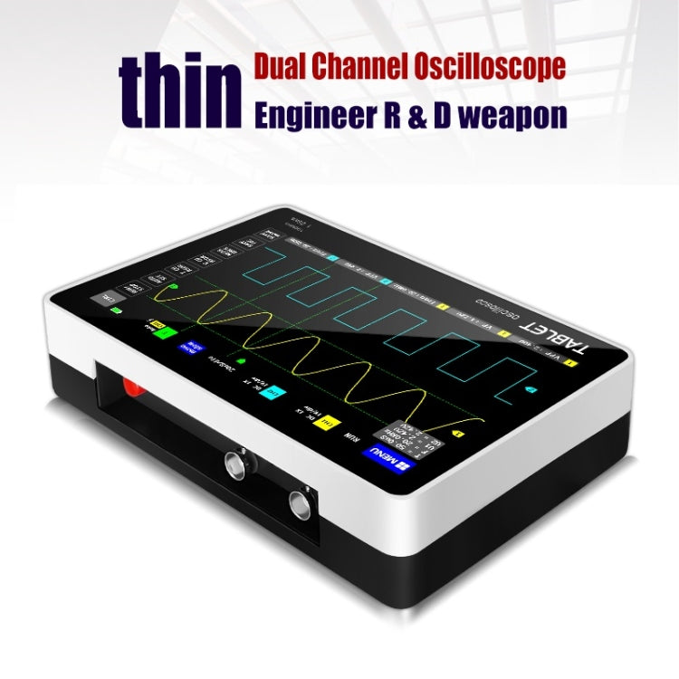 FNIRSI 1013D 1GS Sampling Dual Channel 100M Bandwidth Digital Oscilloscope, US Plug