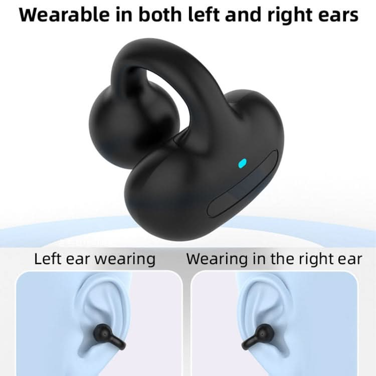 M-S8 Wireless Stereo Single Ear Clip-on Bluetooth Earphone