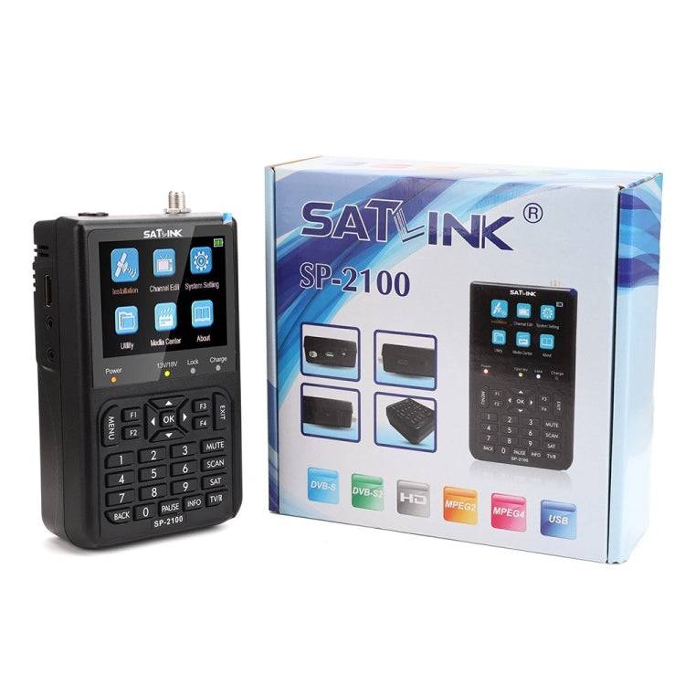 SATLINK SP-2100 HD Finder Meter Handheld Satellite Meter