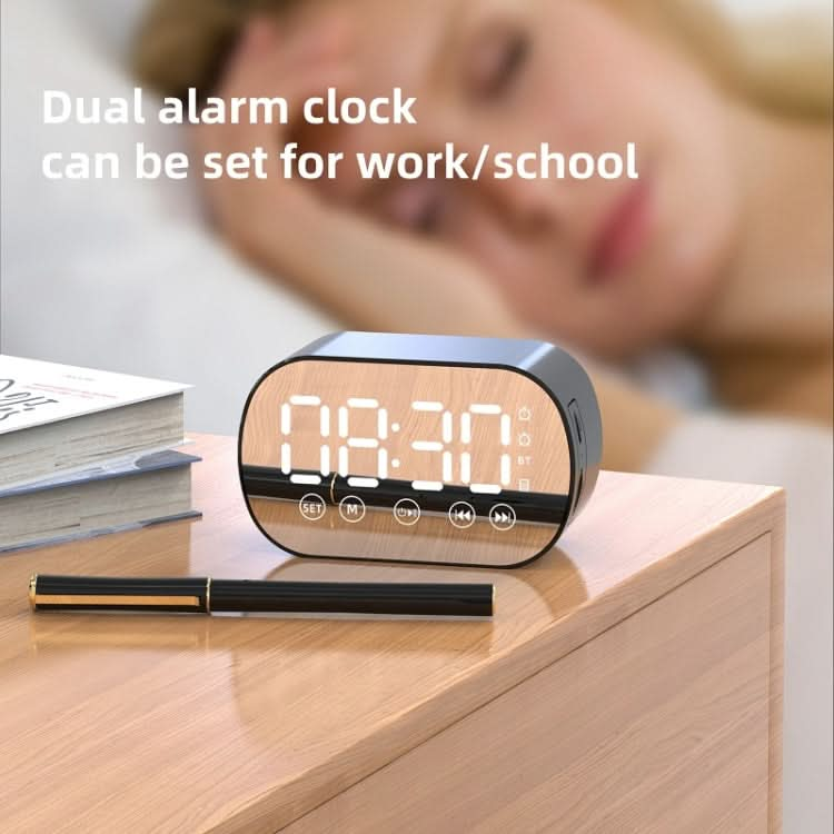 S15 Wireless Card Bluetooth Speaker Mini Alarm Clock