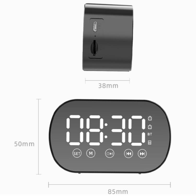 S15 Wireless Card Bluetooth Speaker Mini Alarm Clock